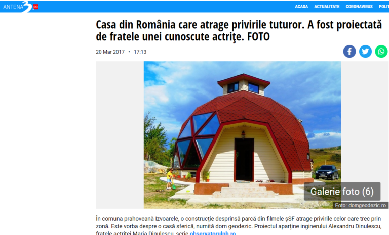 Antena 3 – Casa din România care atrage privirile tuturor